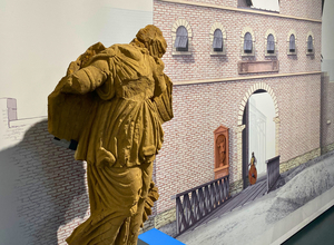 Victoria-Statue aus Öhringen bei Sonderausstellung im Limesmuseum Aalen